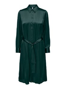 ONLY Long sleeved midi Shirt dress -Scarab - 15274999