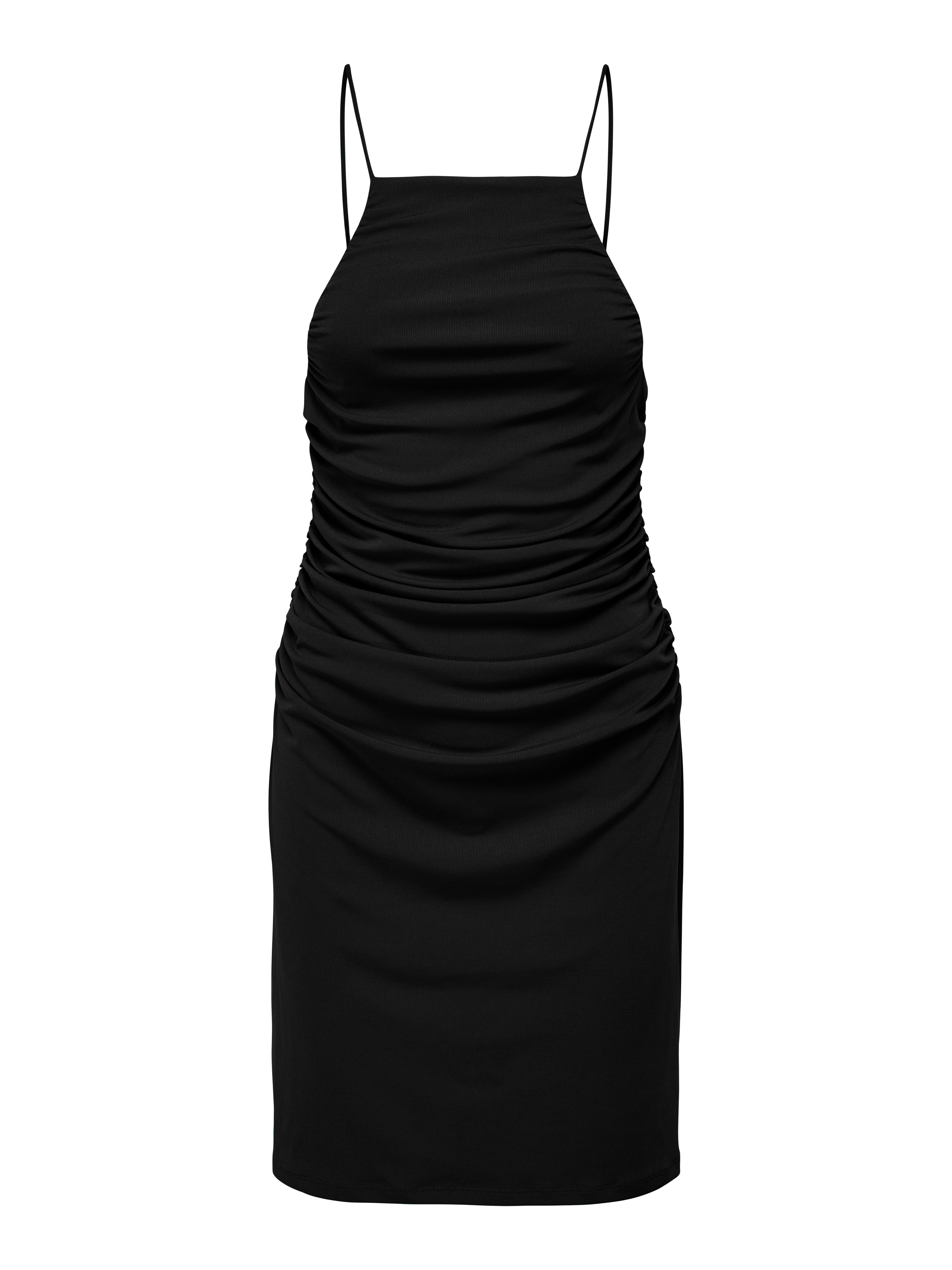 Ruching Sleeveless dress | Black | ONLY®