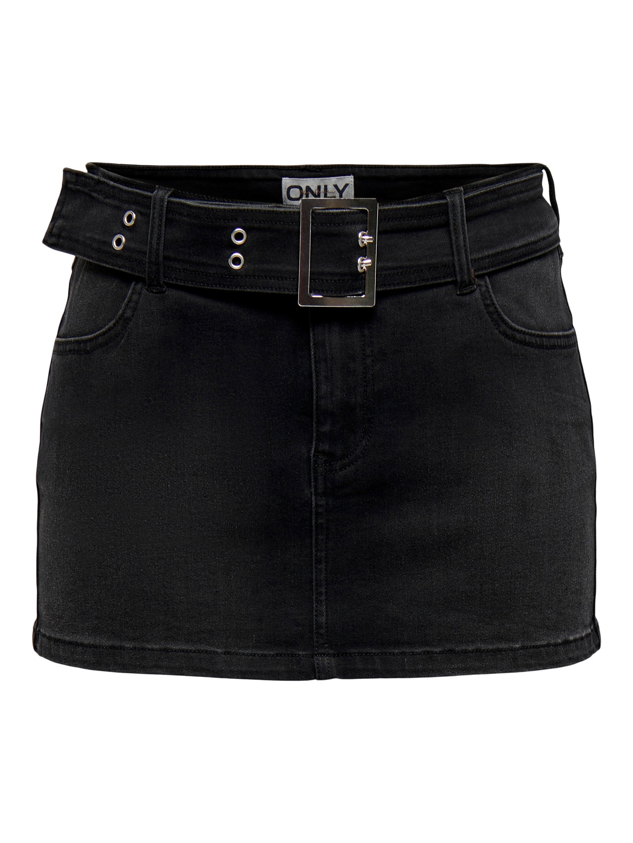 ONLY Low waist mini Denim skirt -Washed Black - 15275049