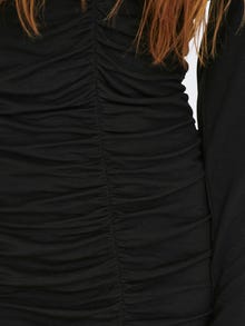 ONLY Rynke Langermet kjole -Black - 15275064