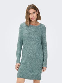 ONLY Langermet Strikket kjole -Sea Moss - 15275248