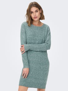 ONLY Relaxed Fit Round Neck Short dress -Sea Moss - 15275248