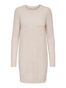 ONLY Long sleeved Knitted Dress -Birch - 15275248