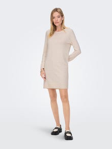 ONLY Relaxed Fit Round Neck Short dress -Birch - 15275248