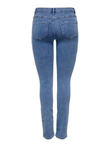 ONLY Slim Fit Medelhög midja Tall Jeans -Medium Blue Denim - 15275307