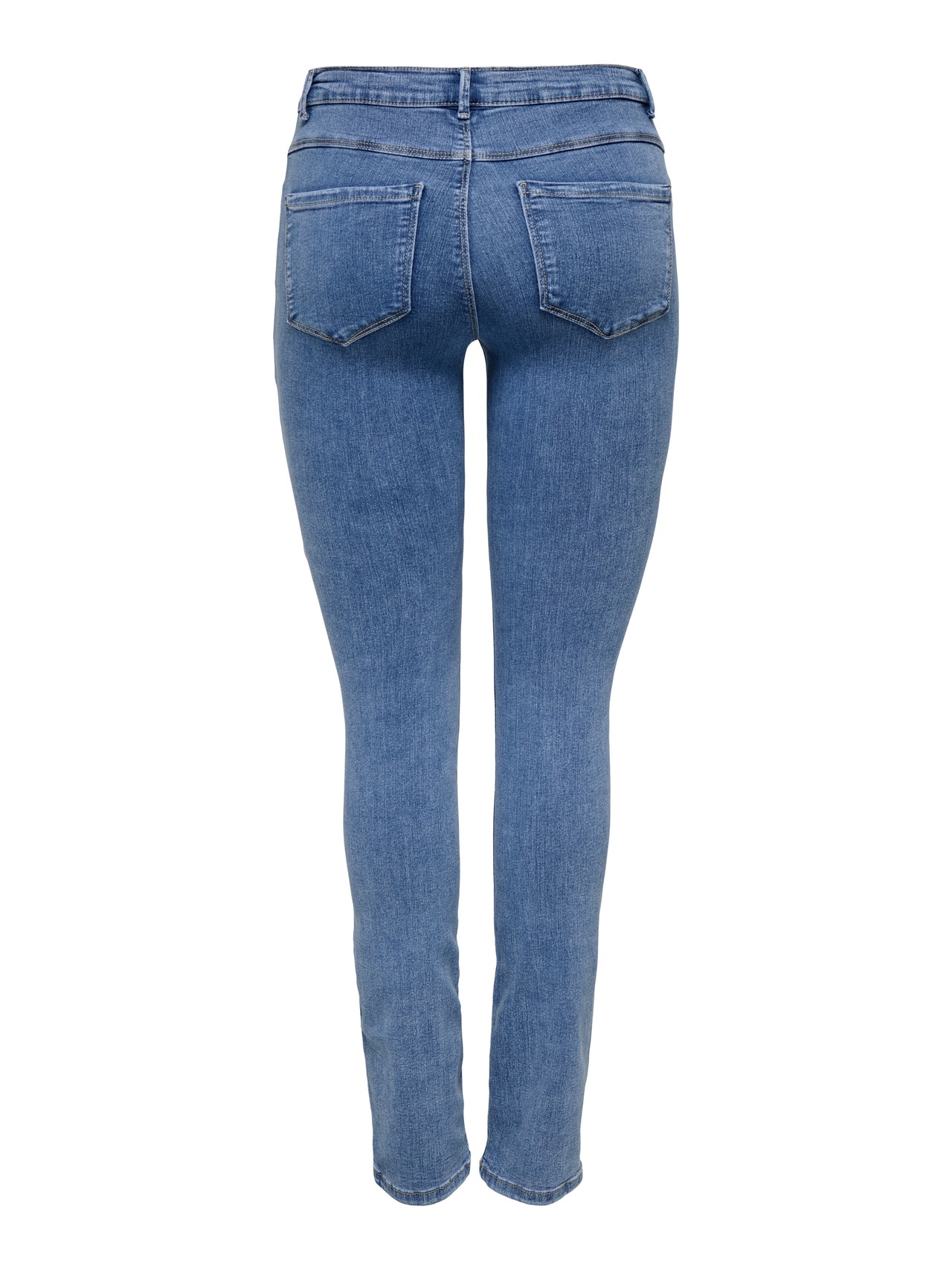 ONLY Slim Fit Mittlere Taille Tall Jeans -Medium Blue Denim - 15275307