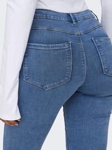 ONLY Slim Fit Mid waist Tall Jeans -Medium Blue Denim - 15275307