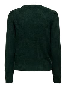 ONLY Button Knitted Pullover -Scarab - 15275360