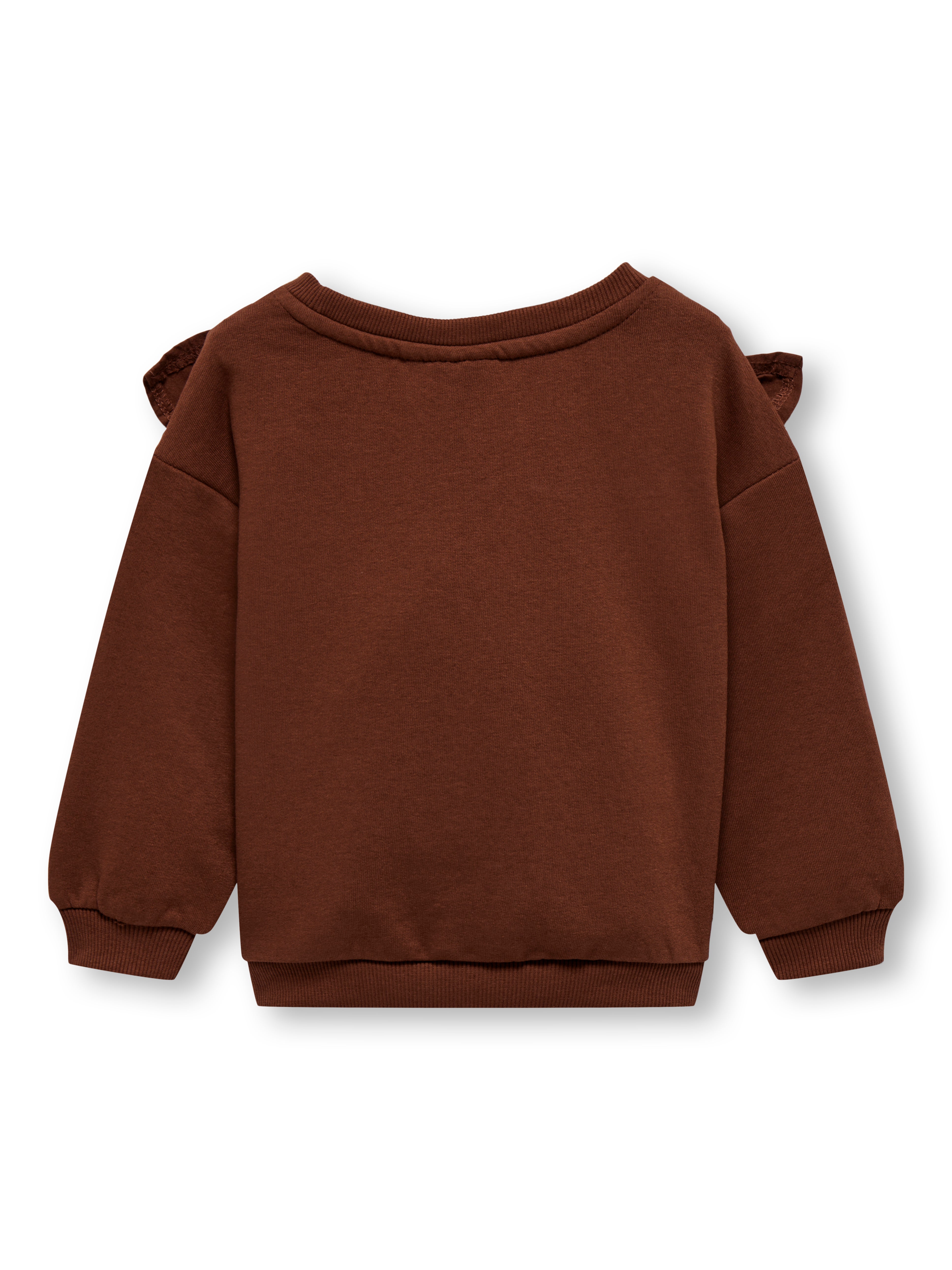 Regular Fit O-Neck Sweatshirt | Dark Red | ONLY®