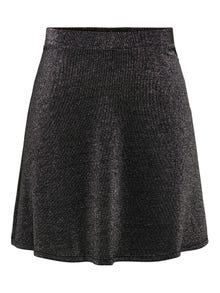 ONLY mini Glitter mini Skirt -Black - 15275408