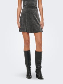 ONLY Glitter mini Skirt -Black - 15275408