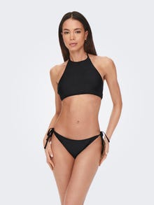 ONLY High waist Thin straps Swimwear -Black - 15275456