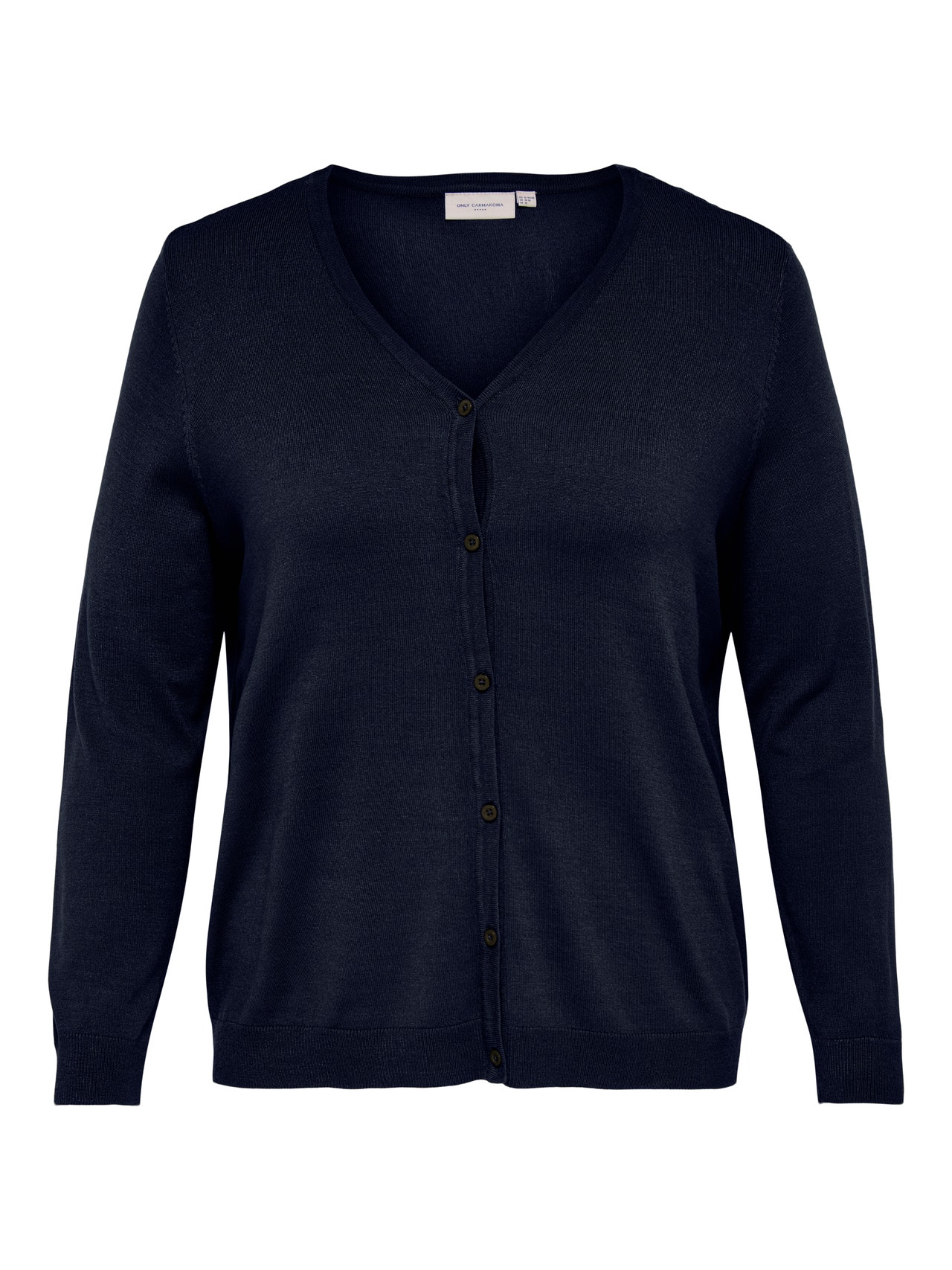 ONLY Curvy Solid Knitted Cardigan -Maritime Blue - 15275488