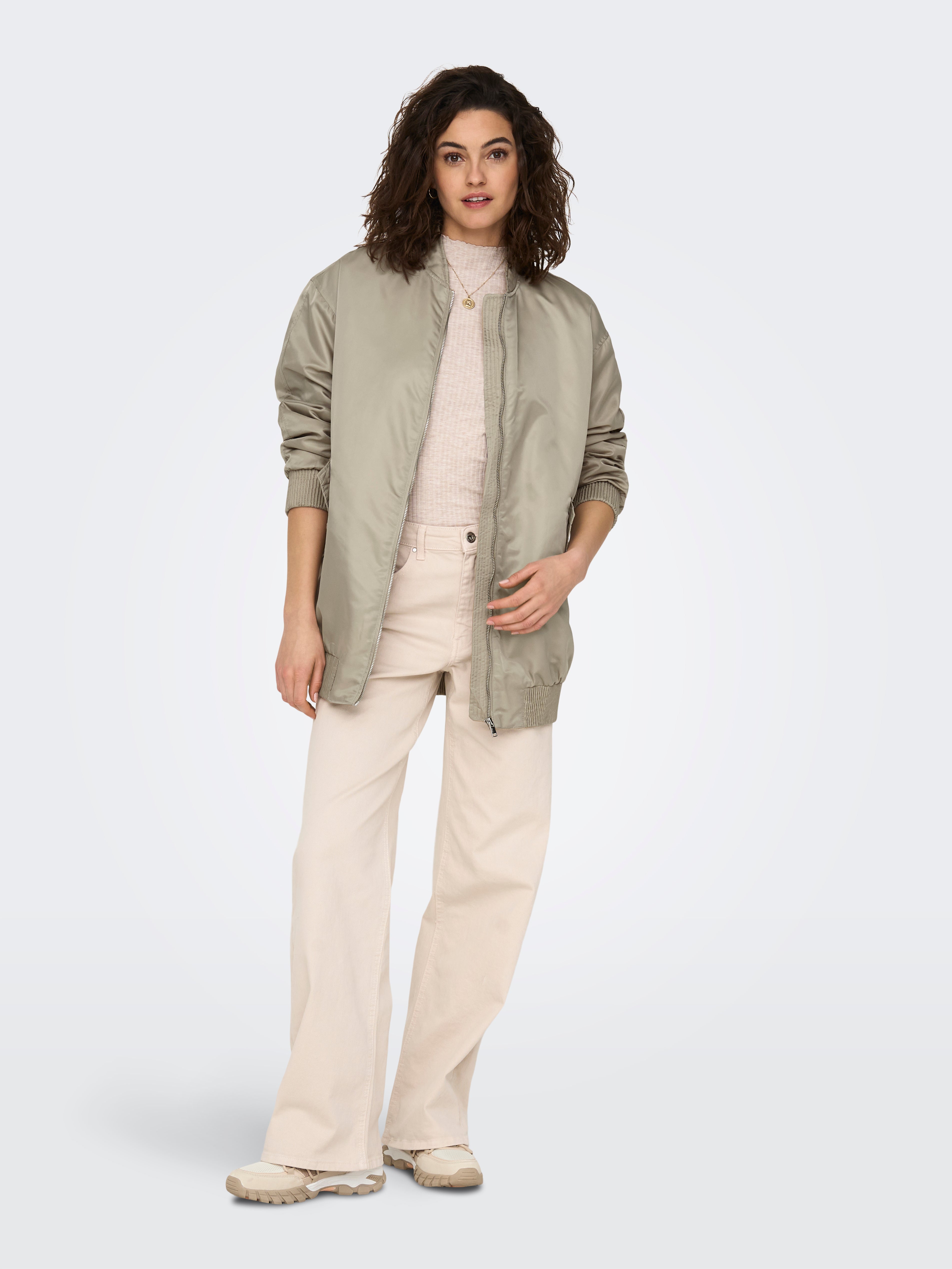 20% Rabatt auf Baseball Gerippte Ärmelbündchen Jacke | ONLY®