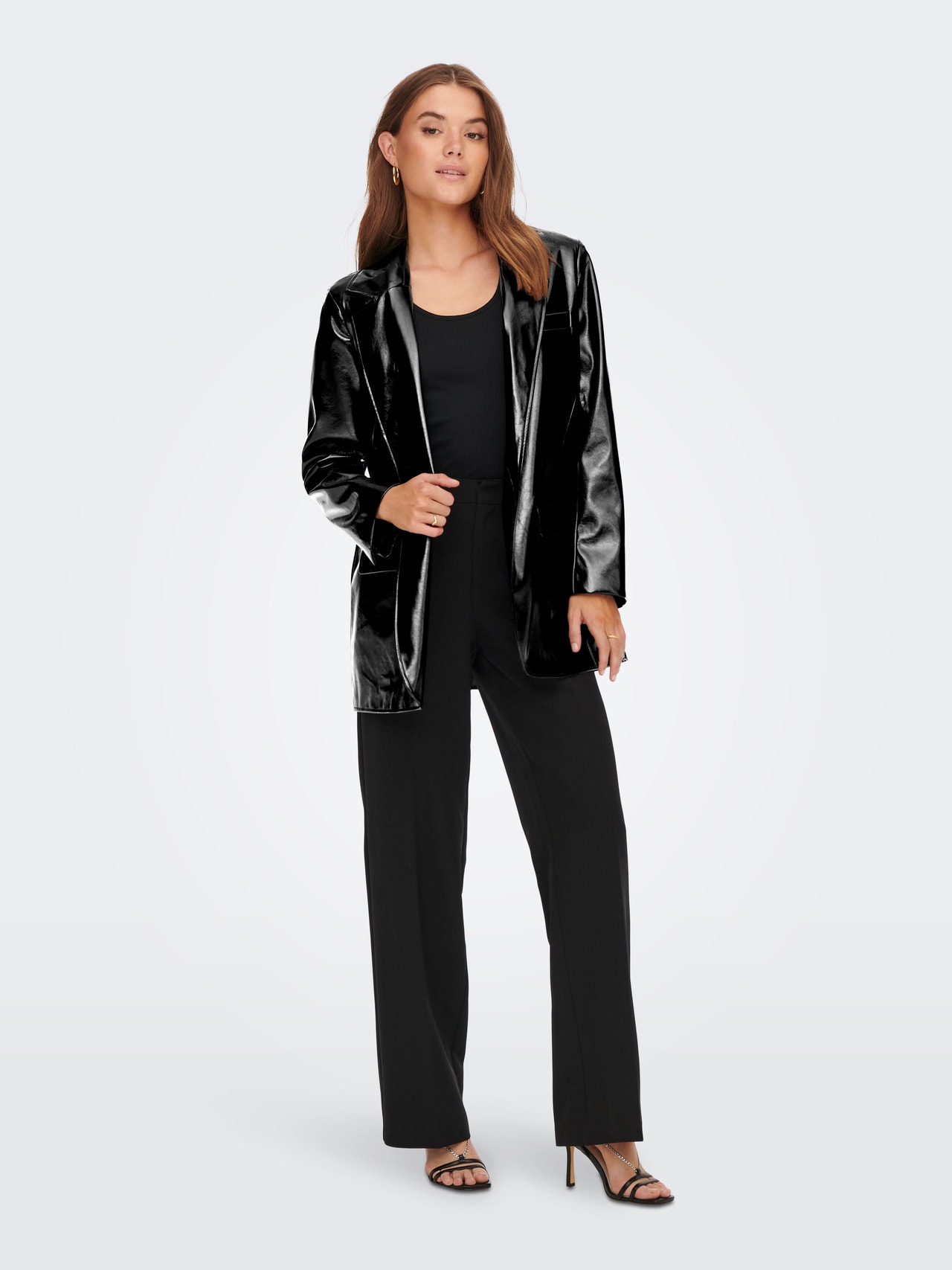 ONLY Blazers Oversize Fit Col à revers -Black - 15275579