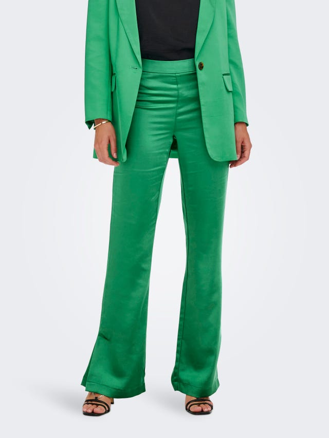 ONLY Flared trousers with slit - 15275725