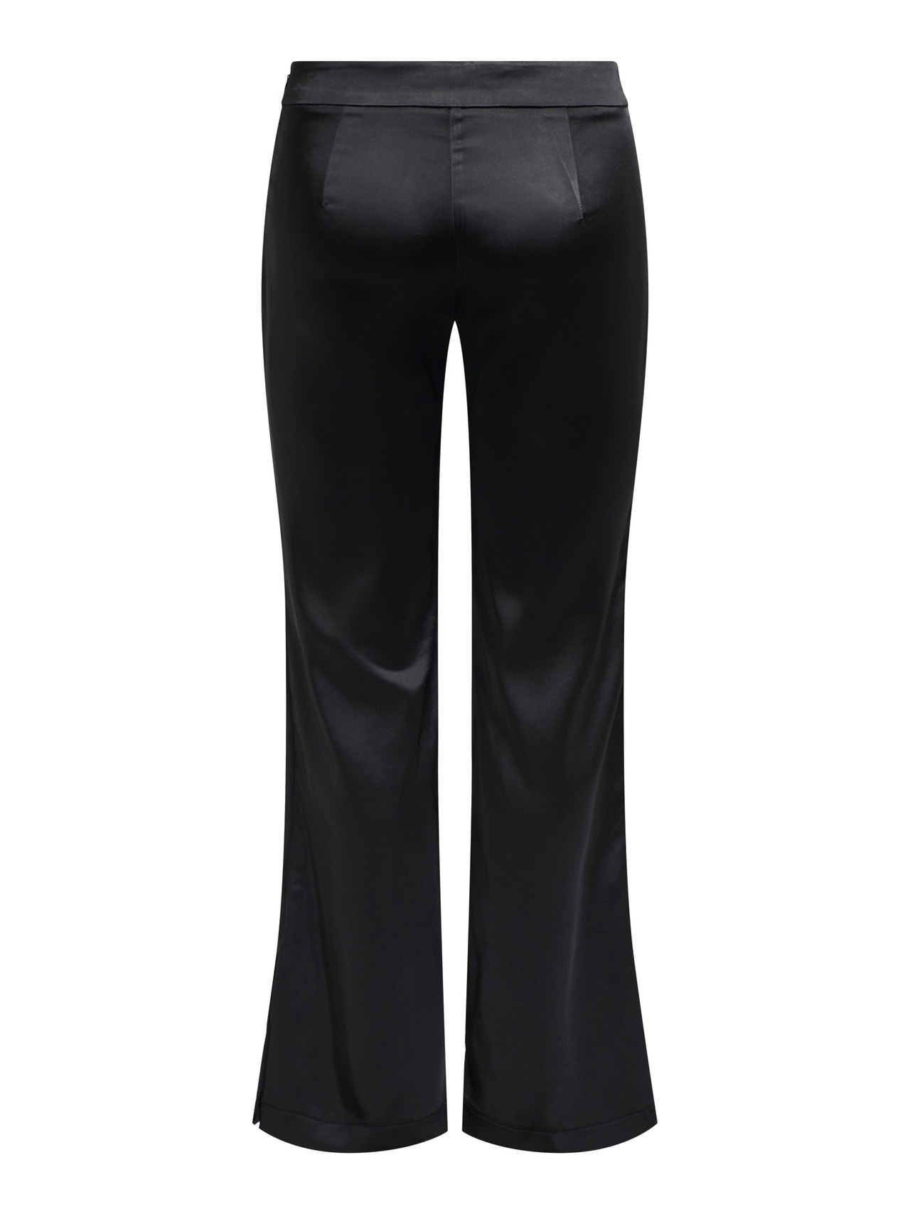 ONLY Flared trousers with slit -Black - 15275725