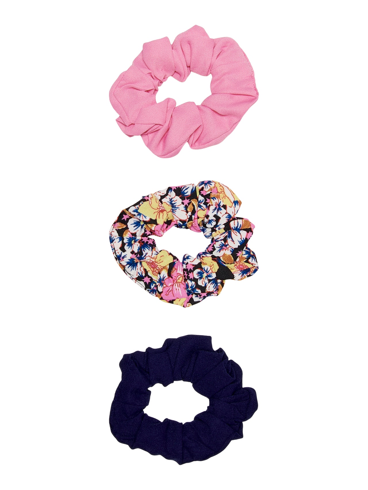 ONLY 3-pack Scrunchies -Patriot Blue - 15275777