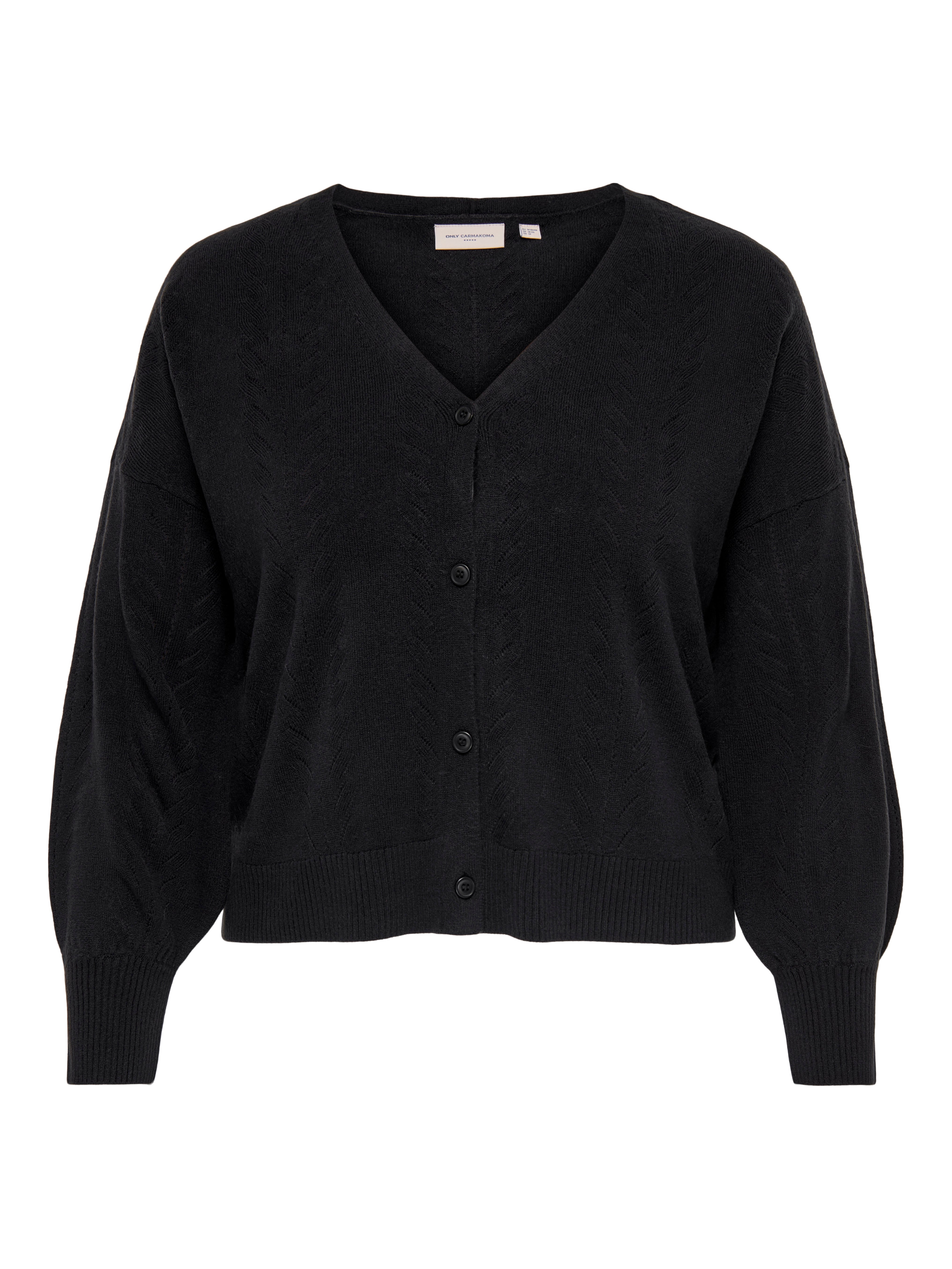 V-Neck Knit Cardigan | Black | ONLY®