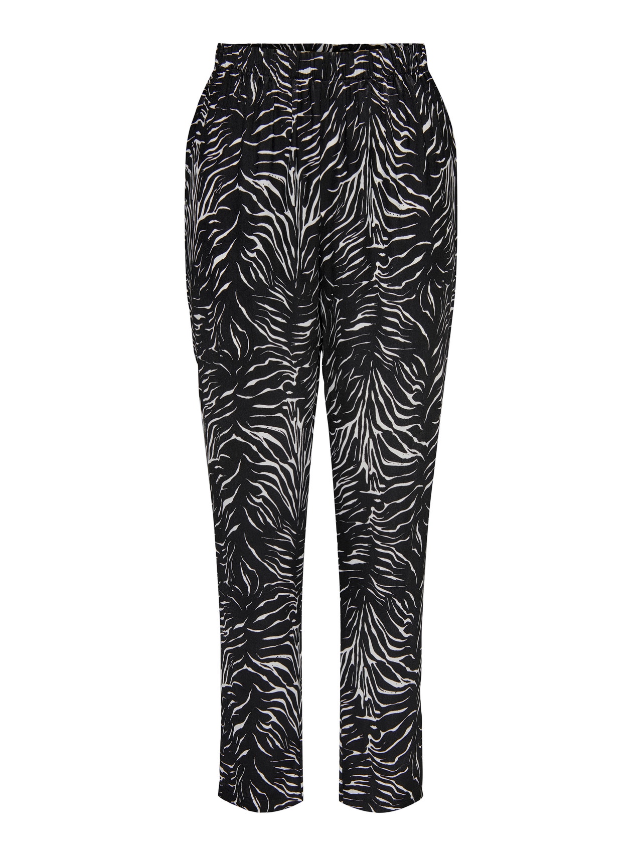 ONLY Printed Trousers -Black - 15275841