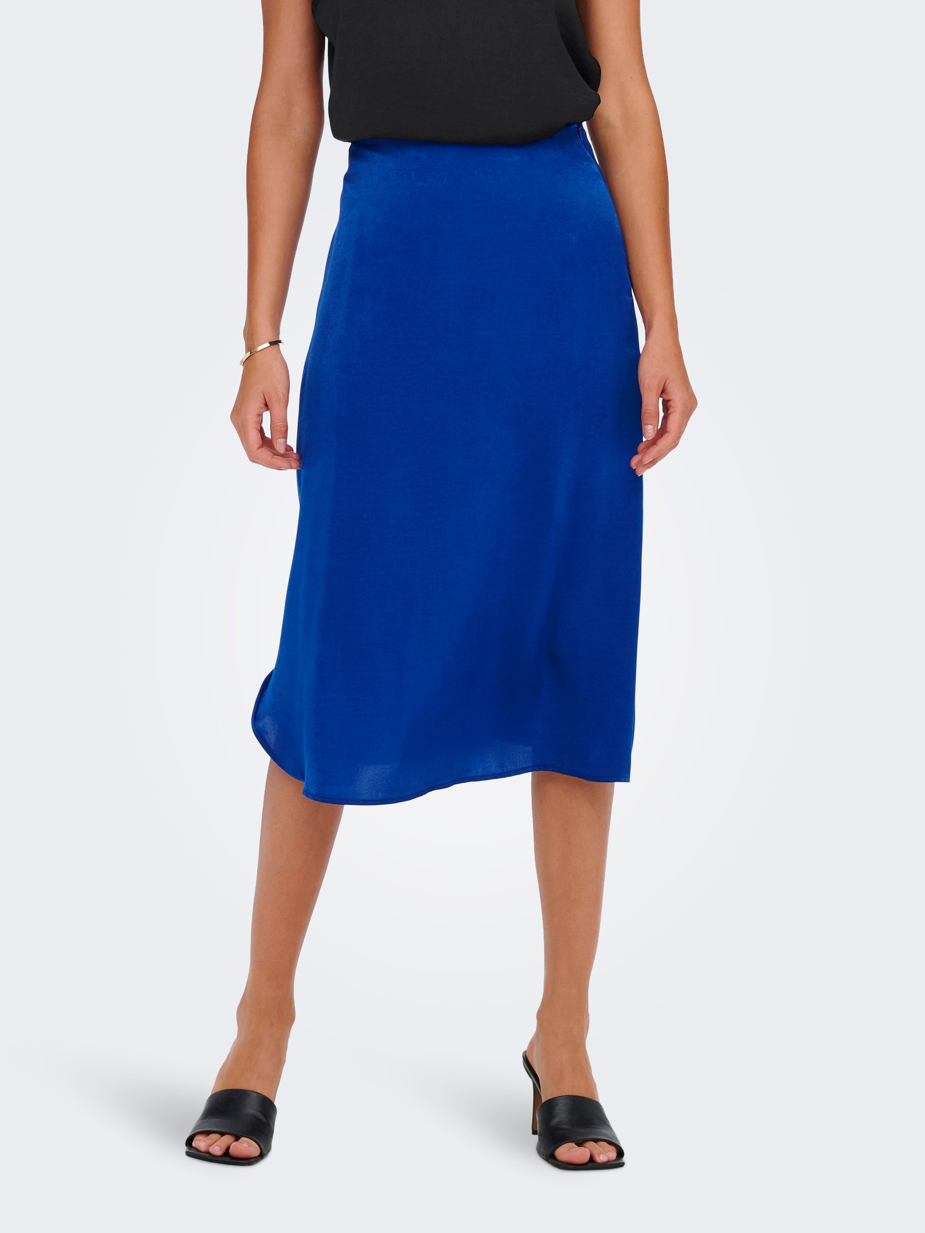 Midi skirt outlet with two slits