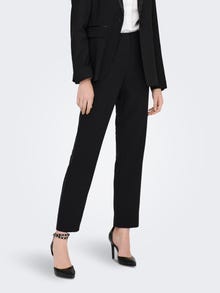 ONLY Pantalons Regular Fit Taille classique -Black - 15275978