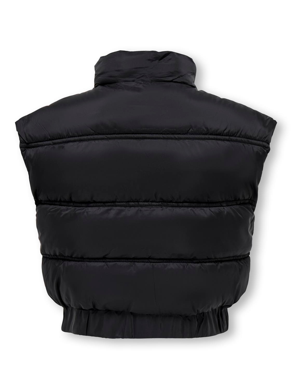 ONLY High neck puffer gilet -Black - 15276187