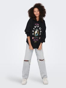 ONLY Oversize Fit Hoodie Sweatshirt -Black - 15276235