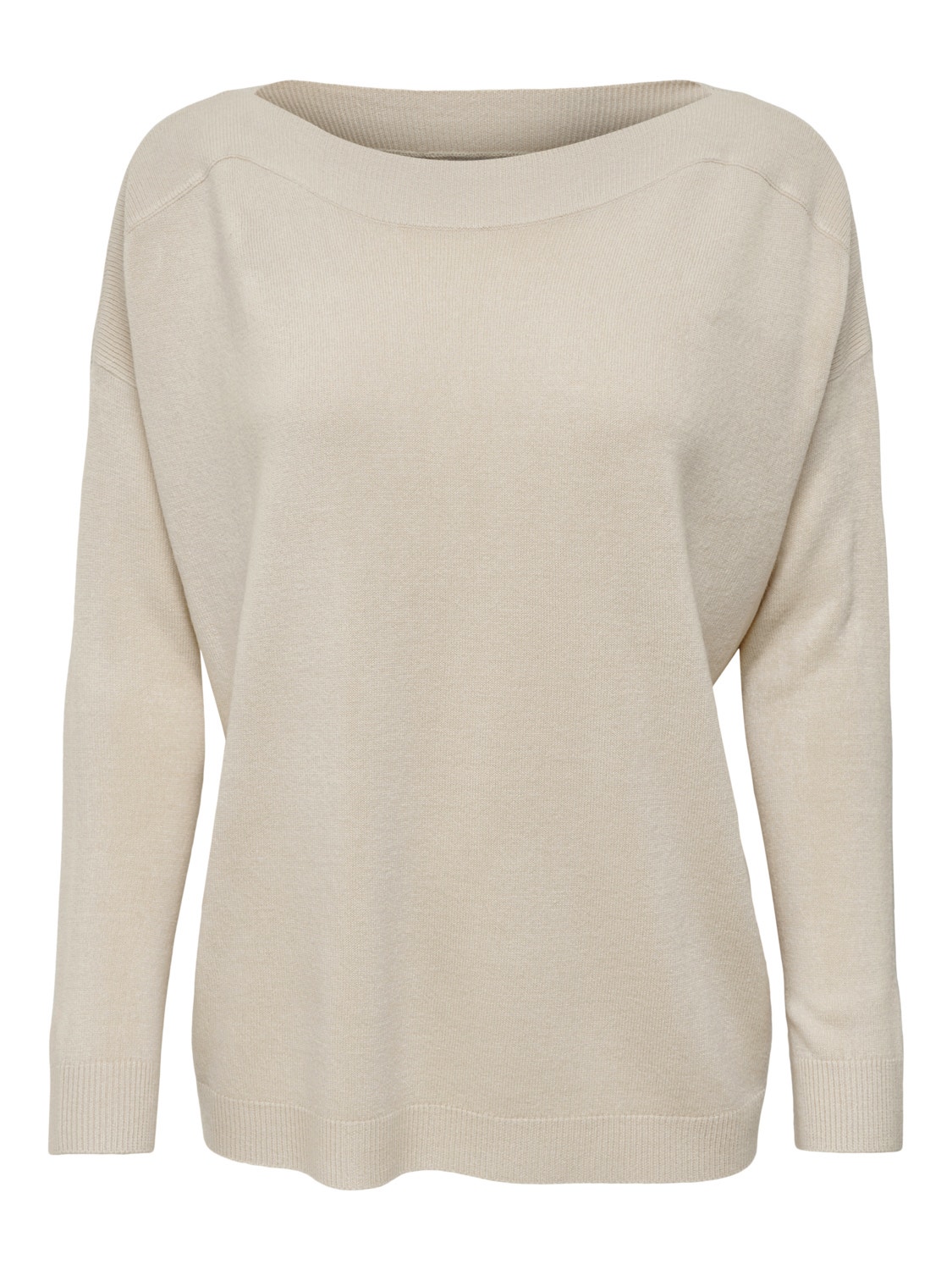 ONLY Boothals Tall Pullover -Pumice Stone - 15276563