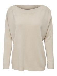 ONLY Boothals Tall Pullover -Pumice Stone - 15276563
