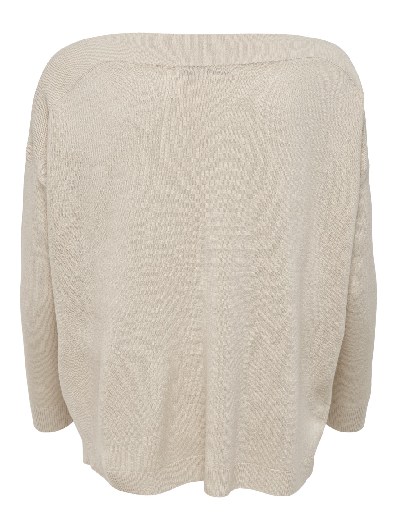 ONLY Tall Boatneck knitted pullover -Pumice Stone - 15276563