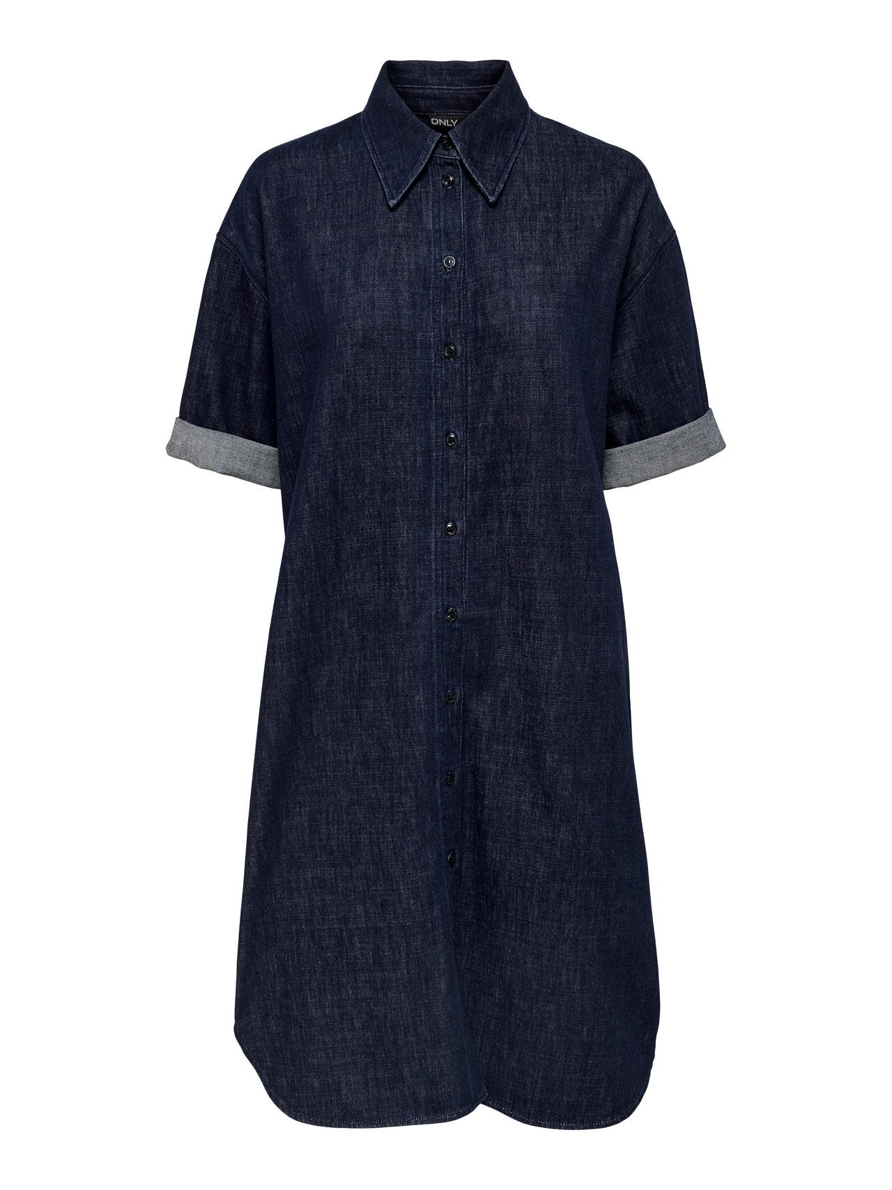 ONLY Oversized fit Overhemd kraag Tall Overhemd -Dark Blue Denim - 15276659