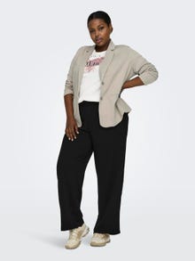 ONLY Regular Fit Reverse Blazer -Pure Cashmere - 15276671