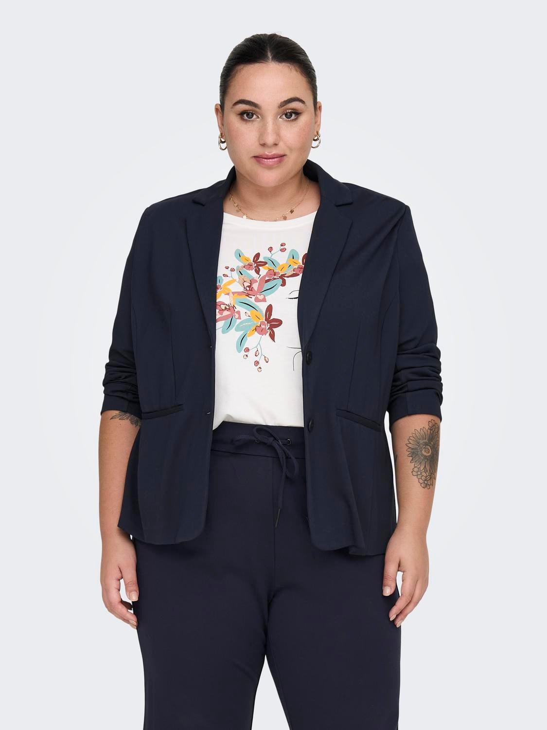 Short blue clearance blazer