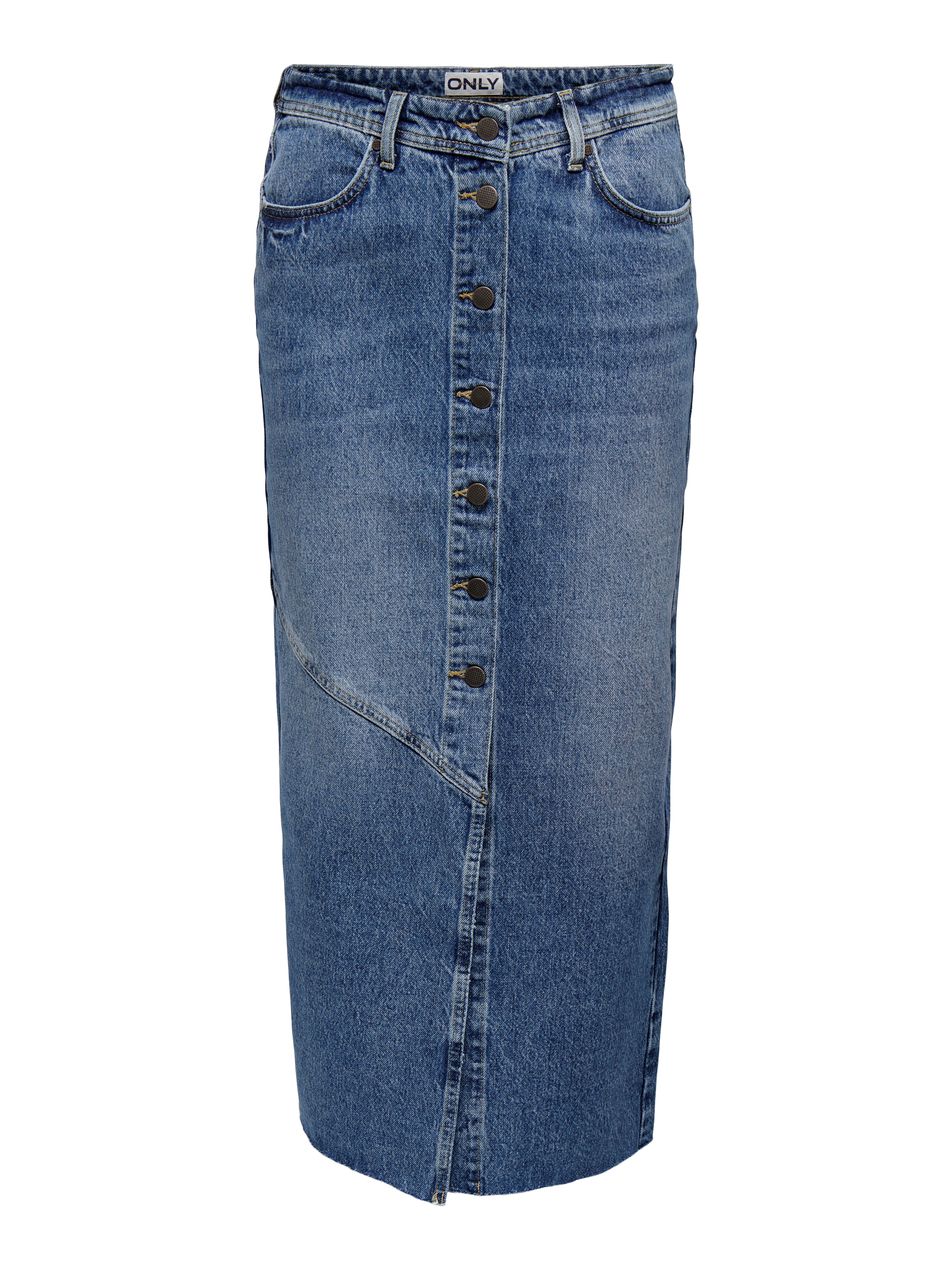 Mid length outlet denim skirts small