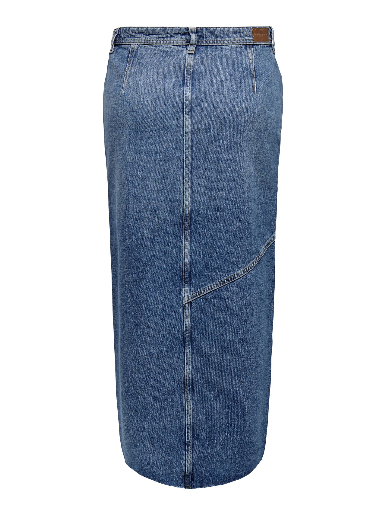 ONLY ONLSHEENA Denim Langt skjørt -Medium Blue Denim - 15276723