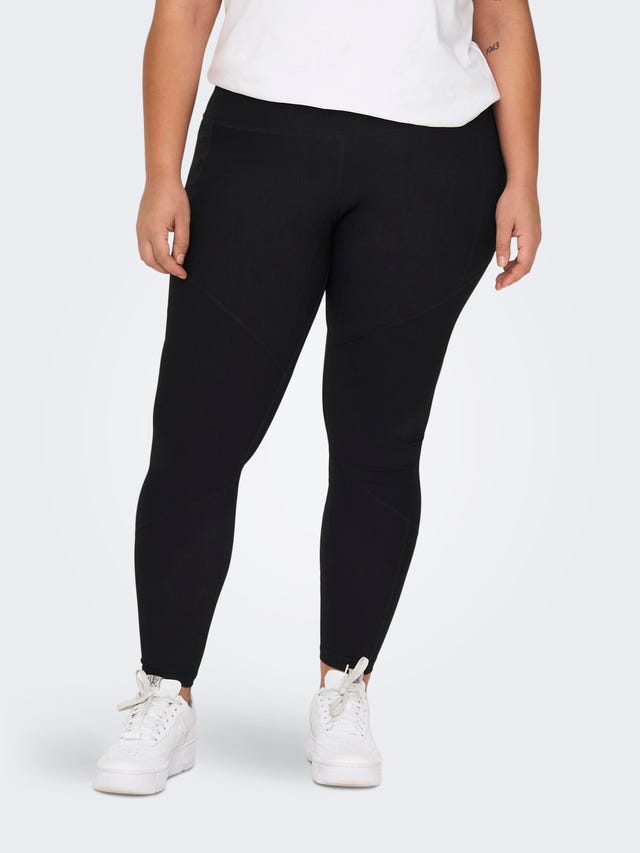 ONLY Leggings Tight Fit Taille haute Curve - 15276824