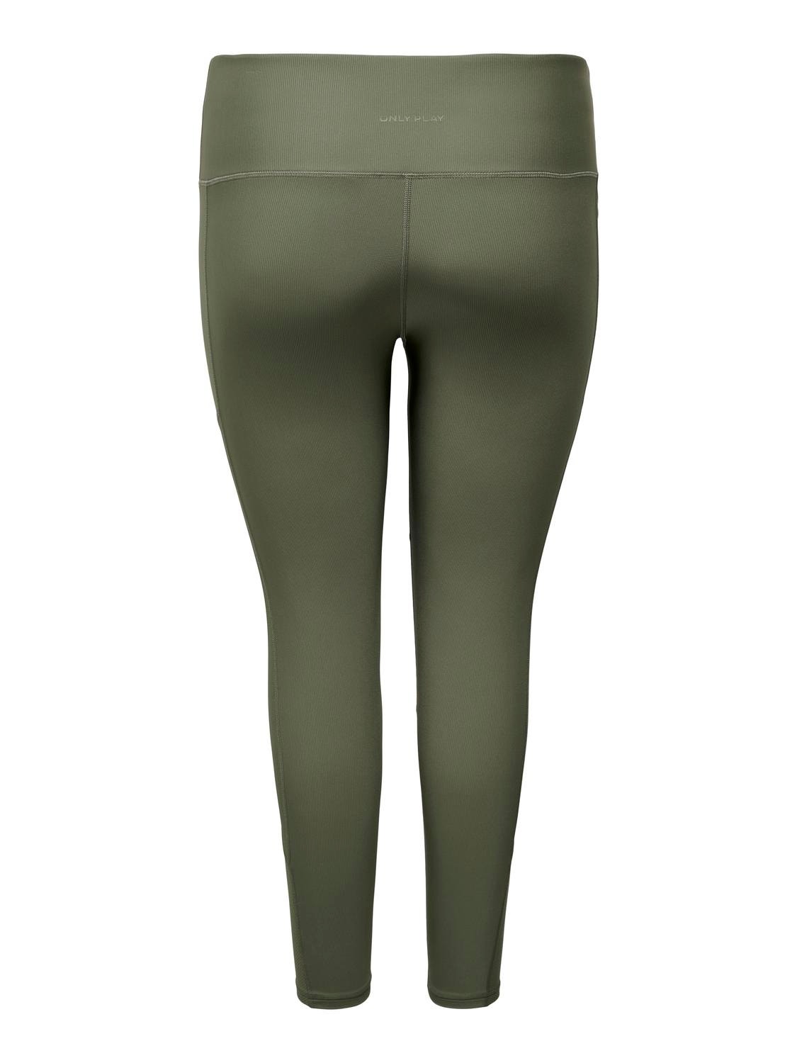 ONLY Tight Fit High waist Curve Leggings -Dusty Olive - 15276824