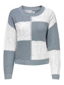 ONLY Knit Fit O-ringning Pullover -Abyss - 15276930