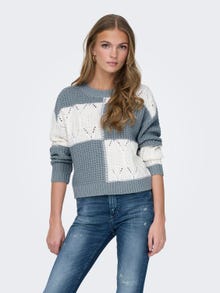 ONLY Knit fit O-hals Pullover -Abyss - 15276930