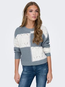 ONLY Knit Fit O-ringning Pullover -Abyss - 15276930