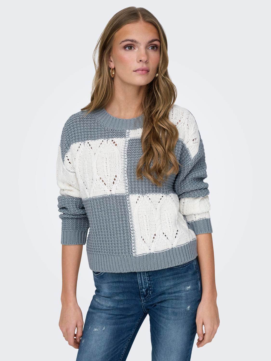 ONLY Pull-overs Knit Fit Col rond -Abyss - 15276930