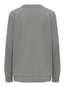 ONLY Regular Fit Hettegenser Sweatshirt -Sharkskin - 15276988