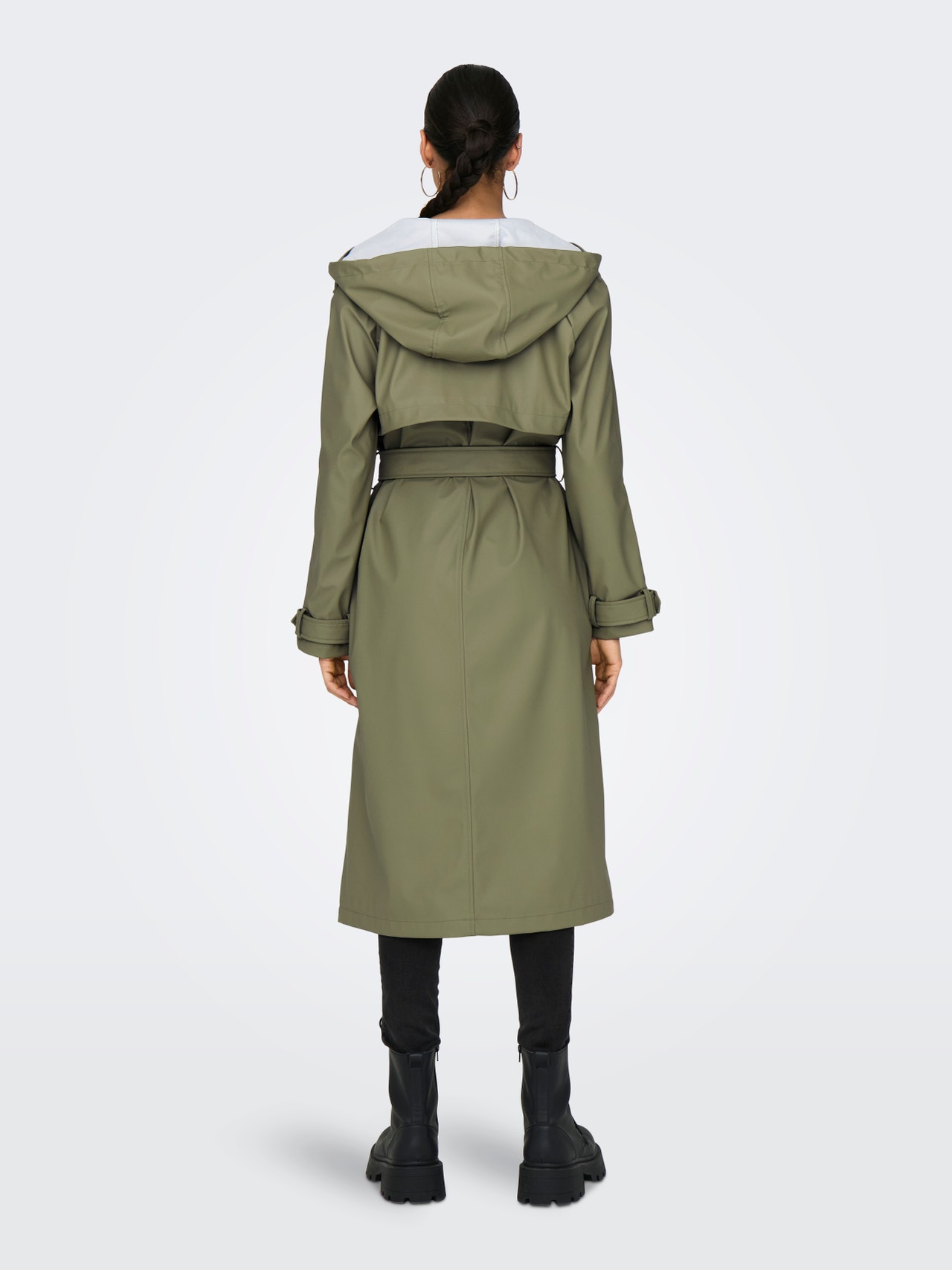 ONLY Rain trench coat -Aloe - 15277028