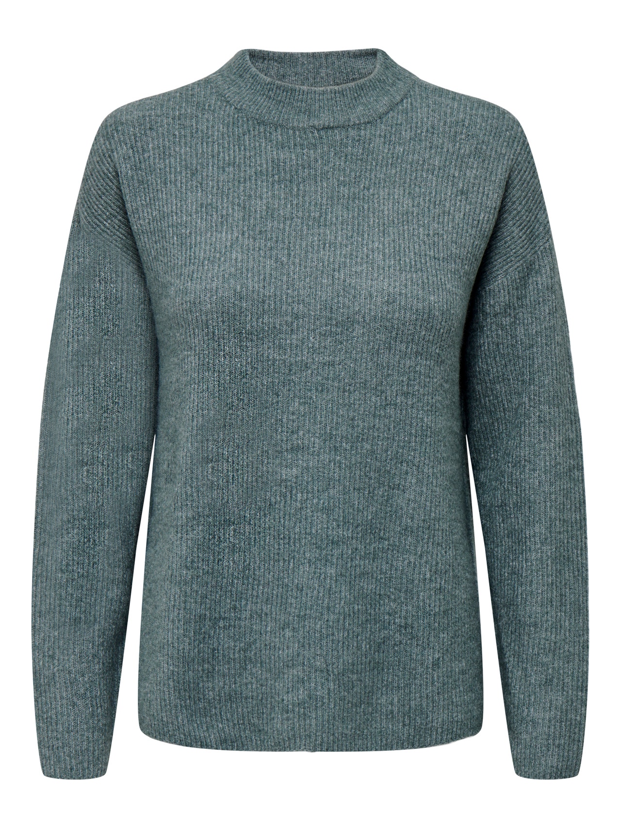 ONLY High neck knitted pullover -Balsam Green - 15277080