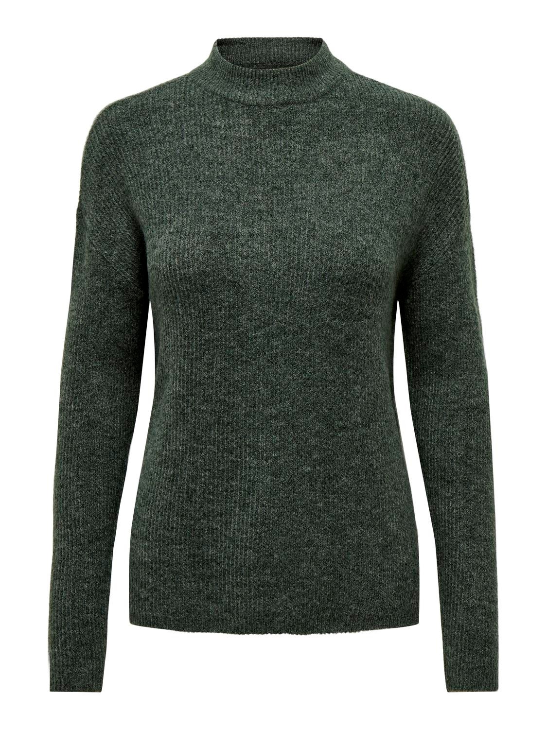 ONLY Regular Fit Round Neck Dropped shoulders Pullover -Pine Grove - 15277080