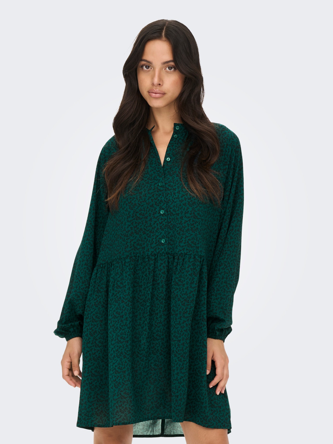 ONLY Long sleeved Shirt dress -Ponderosa Pine - 15277128