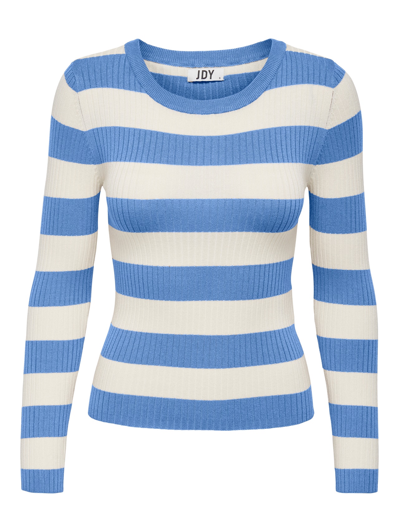 ONLY Eriti kõrge vöökohaga lõige Ümmargune kaelus Pullover -Provence - 15277223