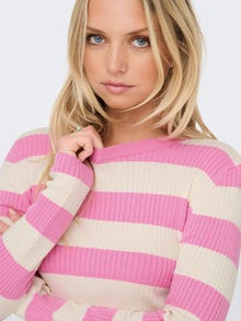 ONLY Ribu fit O-kakls Pulovers -Cyclamen - 15277223
