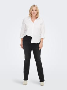 ONLY Curvy CARSally high-waist Flared Jeans -Washed Black - 15277229